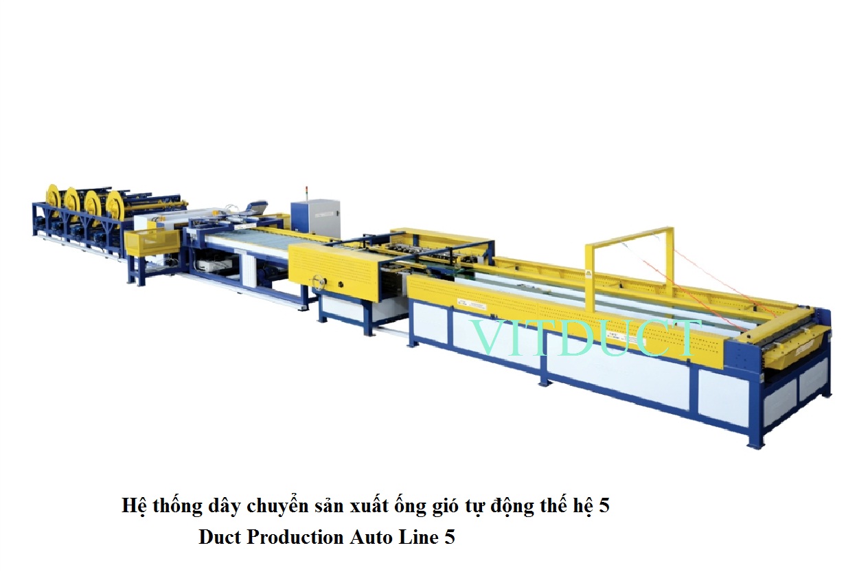 Máy sản xuất ống gió tự động Auto Line 5