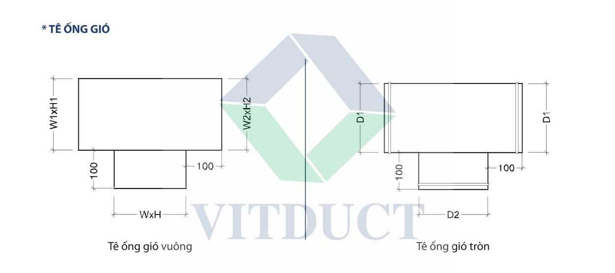 Phụ kiện ống gió : V-DK-A