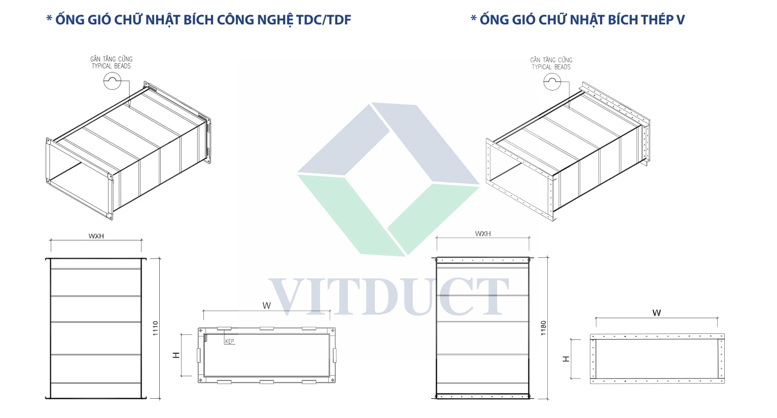 Ống gió chữ nhật