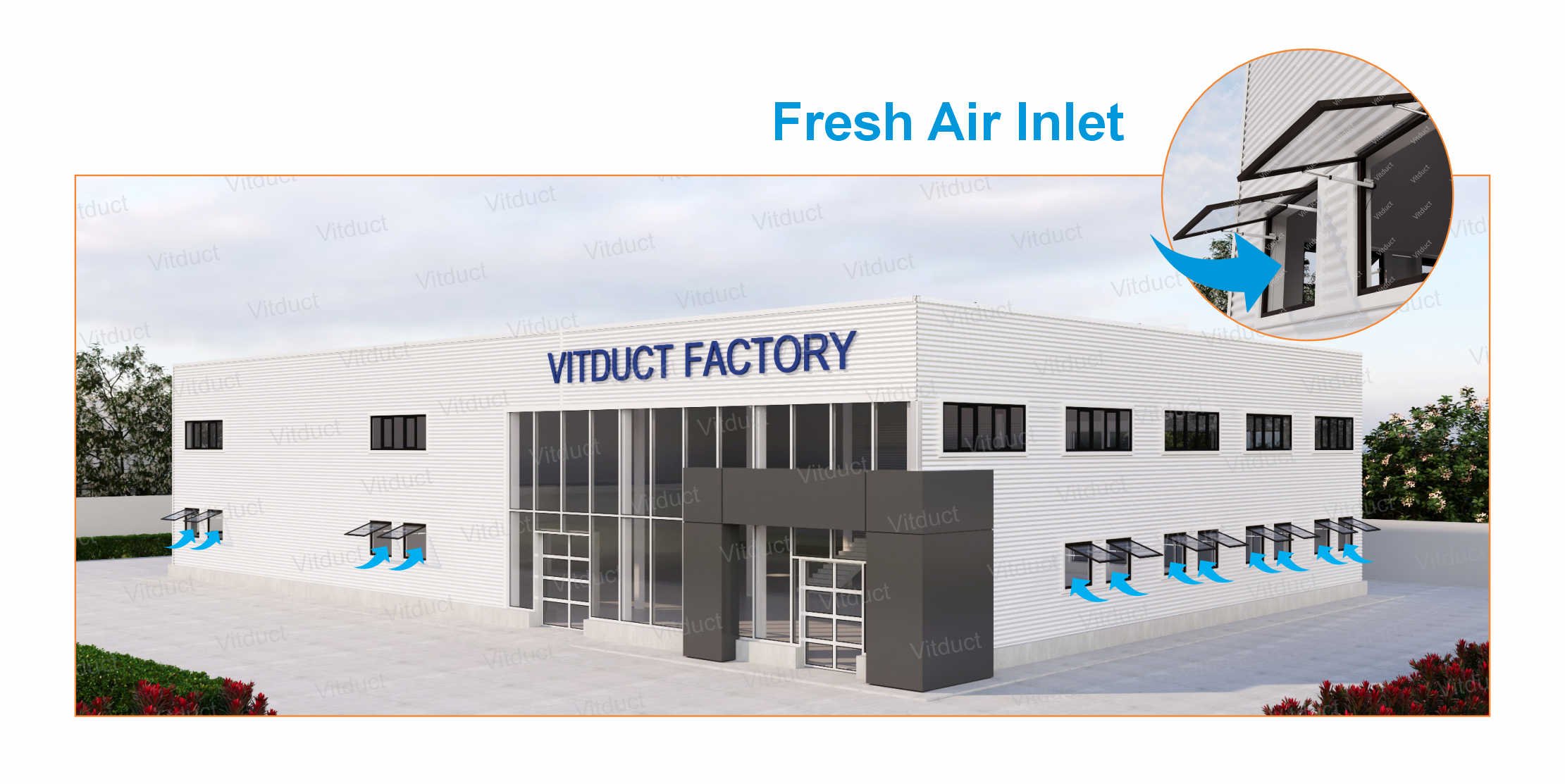 Sản xuất ống gió, van gió, cửa gió VITDUCT - Slide 1